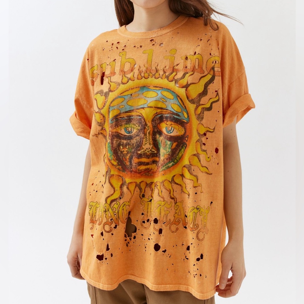 Urban Outfitters Distressed Sublime T Shirt
